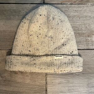 Rip Curl Light Gray Speckled Beanie